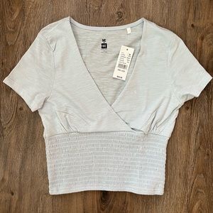 Light Blue Top Me to We Pacsun Basics S